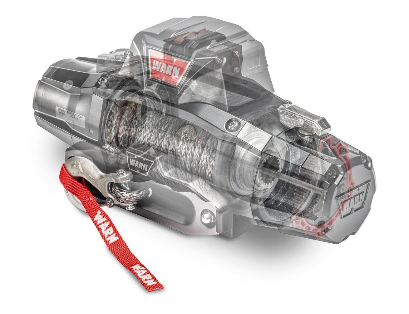 WARN 110010 ZEON XD 10-S Winch Synthetic Rope