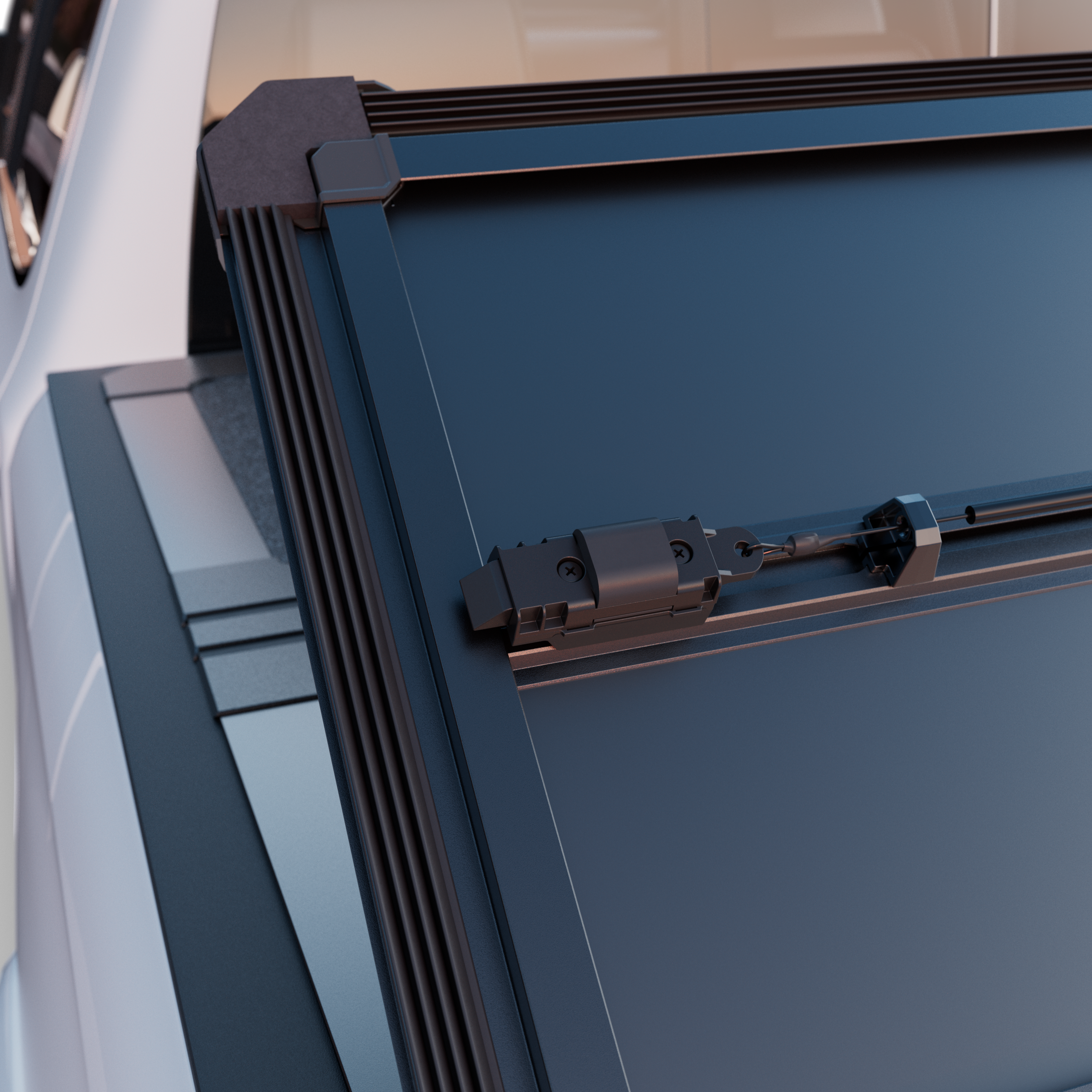 Worksport AL3 PRO Hard-Folding Tonneau Cover 4716160 Chevrolet GMC Bed Length: 72.8Inch Tonneau Cover
