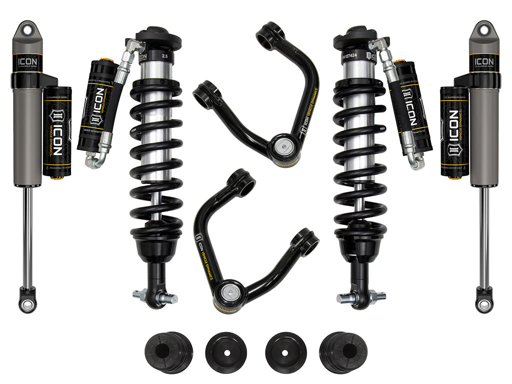 ICON Vehicle Dynamics K93204TA 0-3.5 inch Stage 4 Suspension System W Tubular UCA Al Knuckle