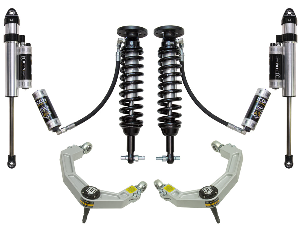 ICON Vehicle Dynamics K93095 1.75-3 Stage 5 Suspension System with Billet Upper Control Arm