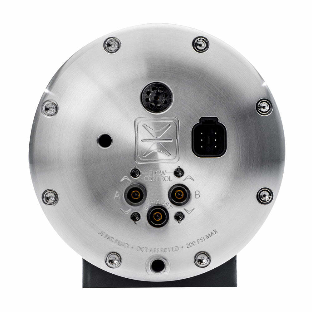 AccuAir Suspension ENDO Valve-Tank - 4-Corner 5-gal Bolted Alum Air Tank w/ Raw Finish AA-3642