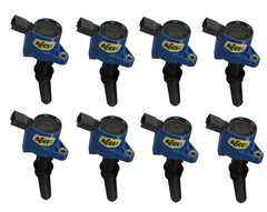 ACCEL 140032B-8 COIL 8PK,FORD MOD ENG 2-VALVE, BLUE