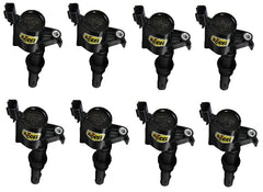 ACCEL 140033K-8 COIL 8PK,FORD MOD ENG 3-VALVE, BLACK