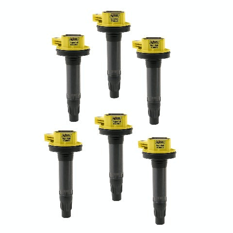 ACCEL 140061-6 COIL,FORD 3.5/3.7L 2PinBlk Cnctr 6PK Yel