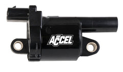 ACCEL 140080 14-UP LT ROUND COIL - BLACK SINGLE