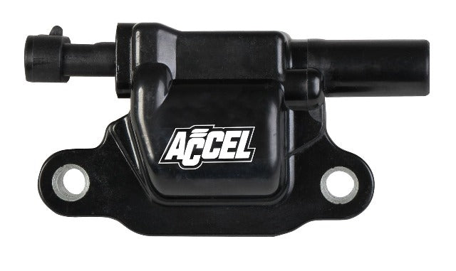 ACCEL 140081 14-UP LT SQUARE COIL - BLACK SINGLE