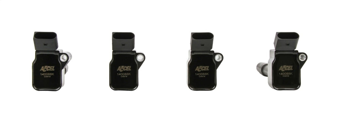 ACCEL 140088K-4 COILS, 14-19 VW / AUDI 4 CYL, 4-PK, BLK
