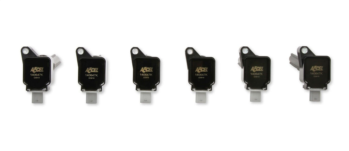 ACCEL 140647K-6 COILS, 17-19 FRD ECOBOOST F150 3.5L, 6PK