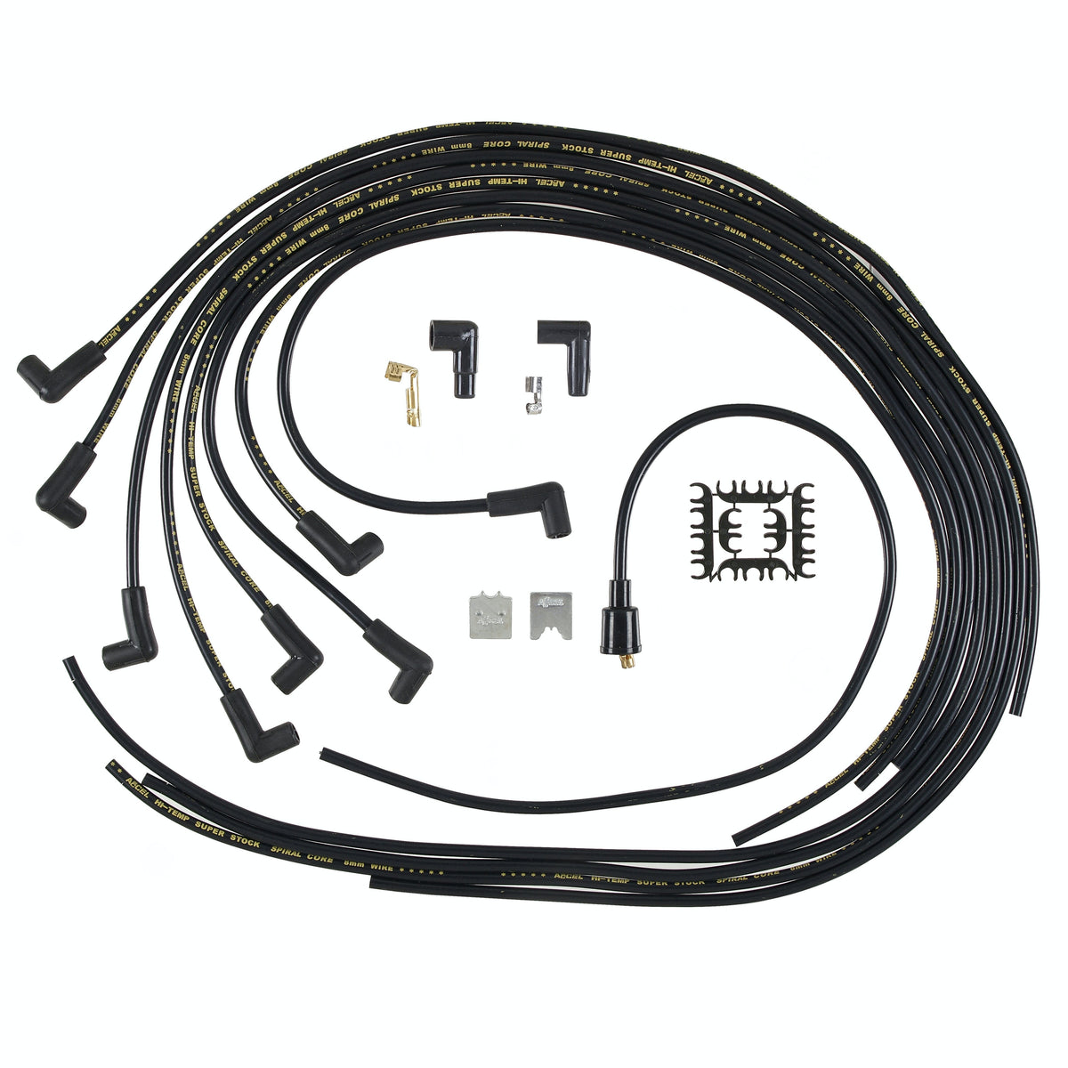 ACCEL 5041K 8mm SUPER STOCK SPIRAL UNI BK