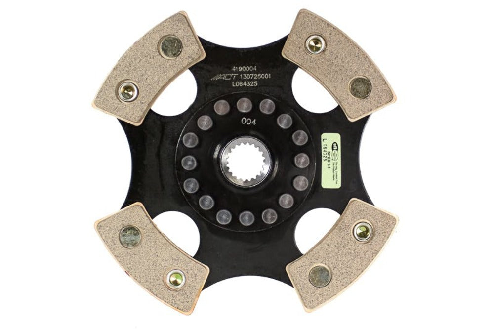 Advanced Clutch Technology 4190004 4 Pad Rigid Race Disc