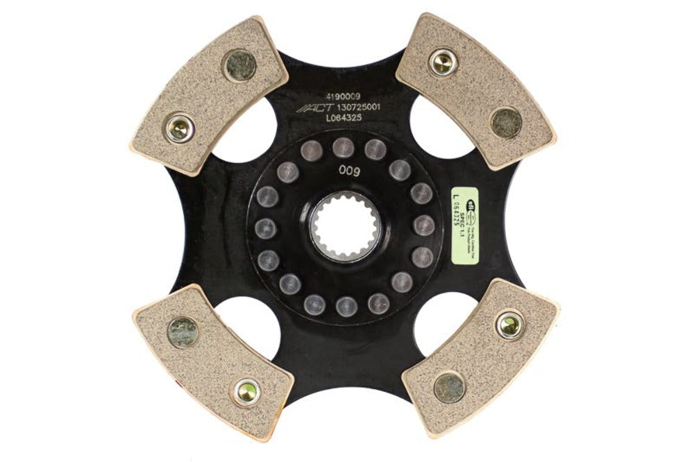 Advanced Clutch Technology 4190009 4 Pad Rigid Race Disc