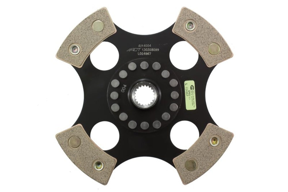 Advanced Clutch Technology 4214004 4 Pad Rigid Race Disc