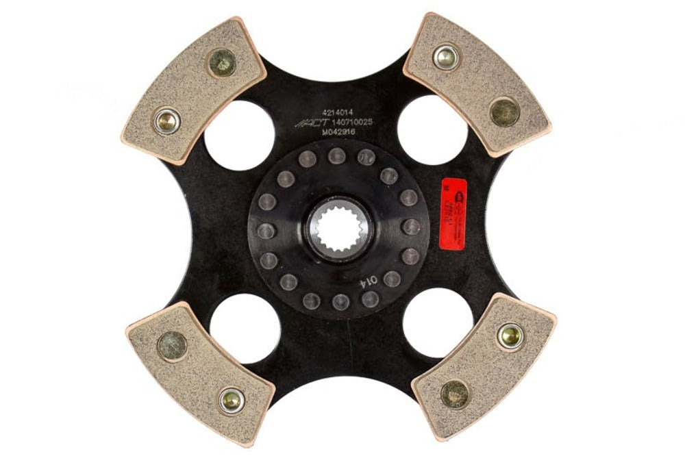 Advanced Clutch Technology 4214014 4 Pad Rigid Race Disc