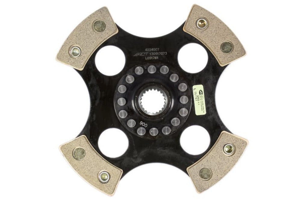 Advanced Clutch Technology 4224007 4 Pad Rigid Race Disc