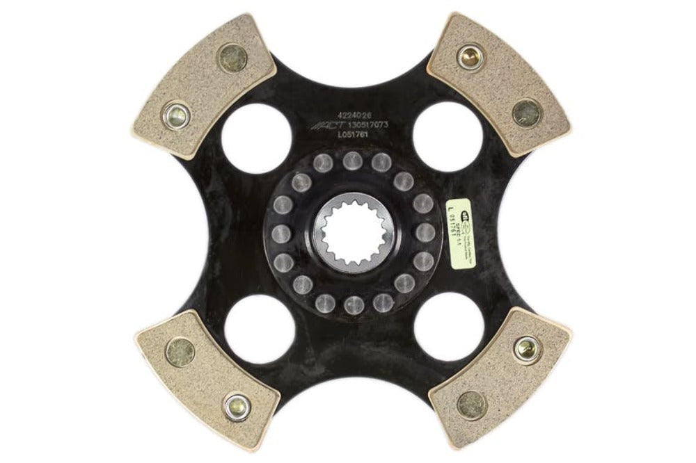 Advanced Clutch Technology 4224026 4 Pad Rigid Race Disc