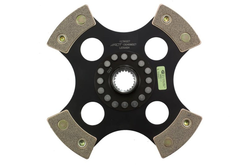 Advanced Clutch Technology 4236007 4 Pad Rigid Race Disc
