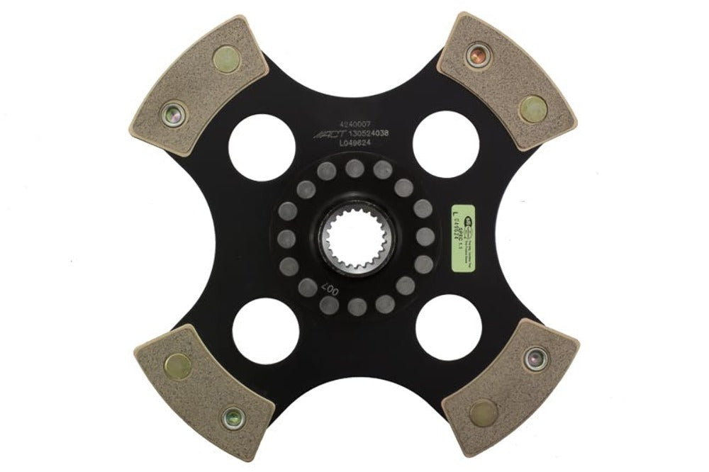 Advanced Clutch Technology 4240007 4 Pad Rigid Race Disc