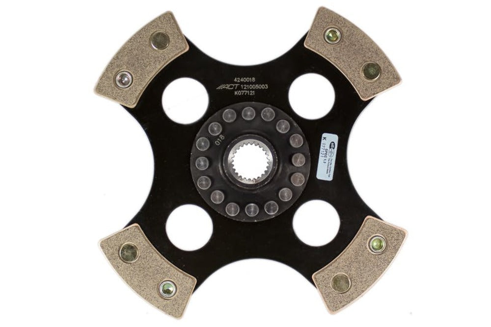 Advanced Clutch Technology 4240018 4 Pad Rigid Race Disc