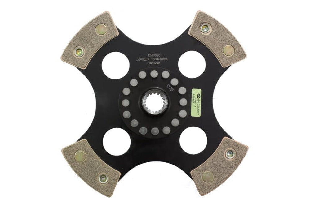 Advanced Clutch Technology 4240026 4 Pad Rigid Race Disc