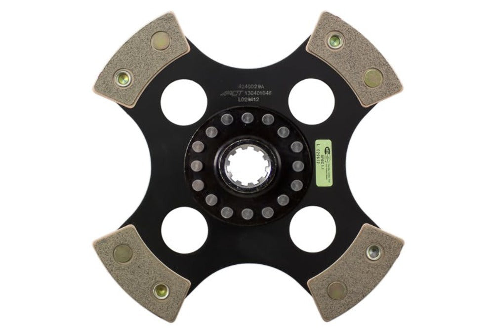 Advanced Clutch Technology 4240029A 4 Pad Rigid Race Disc