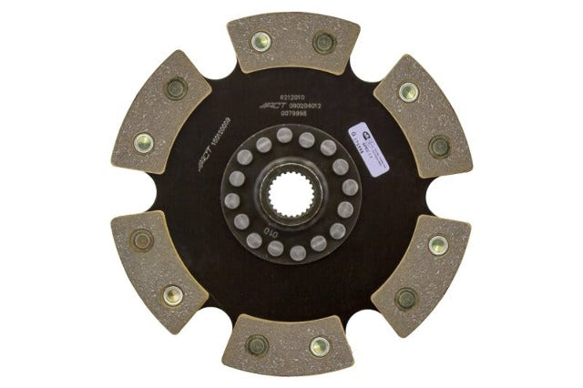 Advanced Clutch Technology 6212010 6 Pad Rigid Race Disc