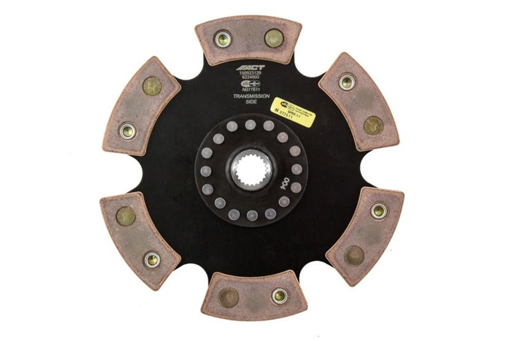 Advanced Clutch Technology 6224003 6 Pad Rigid Race Disc