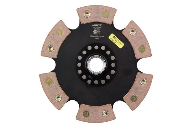 Advanced Clutch Technology 6224007 6 Pad Rigid Race Disc