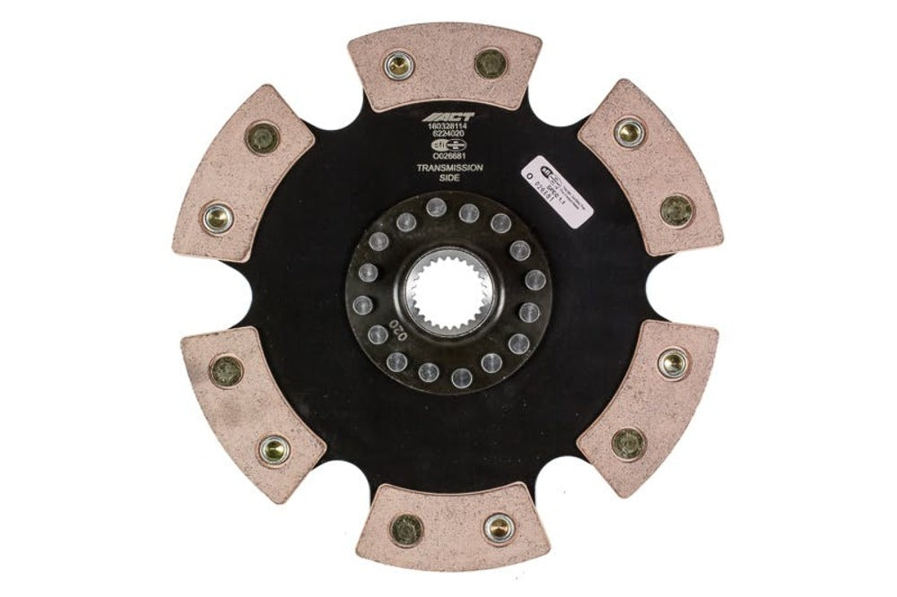 Advanced Clutch Technology 6224020 6 Pad Rigid Race Disc