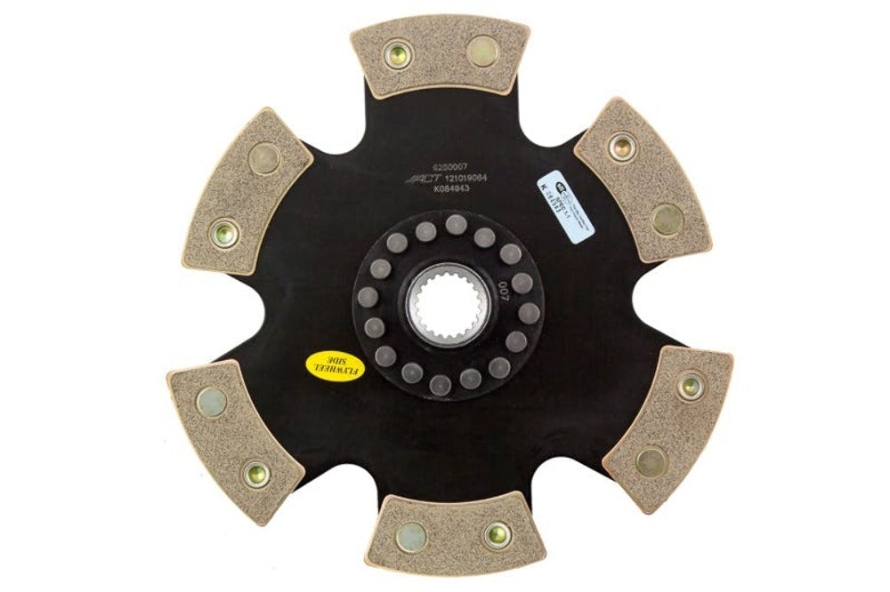 Advanced Clutch Technology 6240007 6 Pad Rigid Race Disc