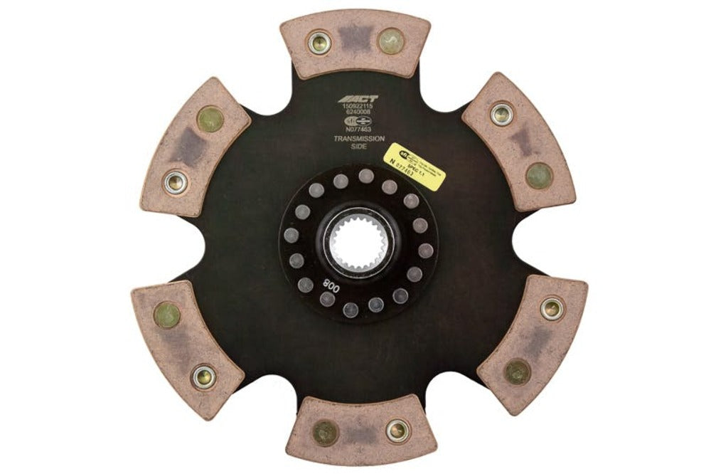 Advanced Clutch Technology 6240008 6 Pad Rigid Race Disc