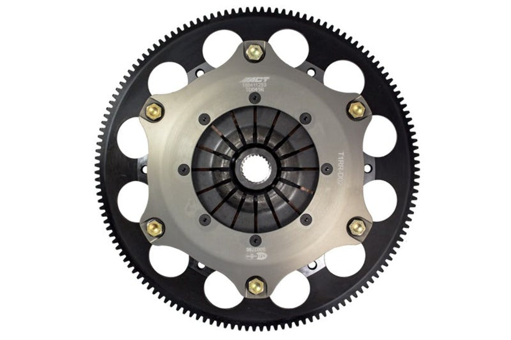 Advanced Clutch Technology T1RR-D02 Twin Disc Sint Iron Race Kit