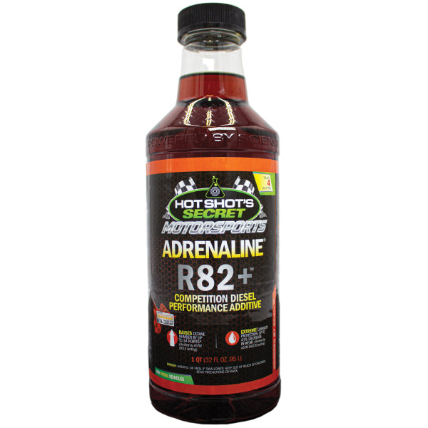 Hot Shots Secret ADRENALINE R82+™ RACING DIESEL ADDITIVE - QUART ADA32Z