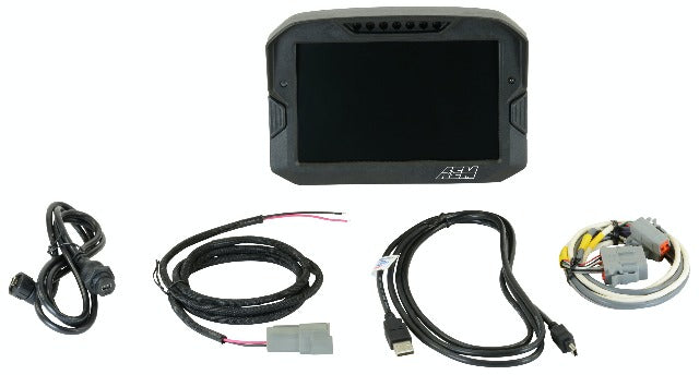 AEM 30-5701 CD-7L logging racing dash, CAN input only,  carbon fiber enclosure