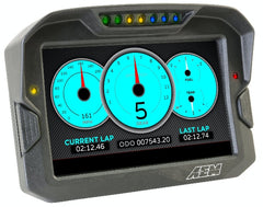 AEM 30-5703 CD-7LG logging, GPS enabled racing dash, CAN input only,  carbon fiber enclosure