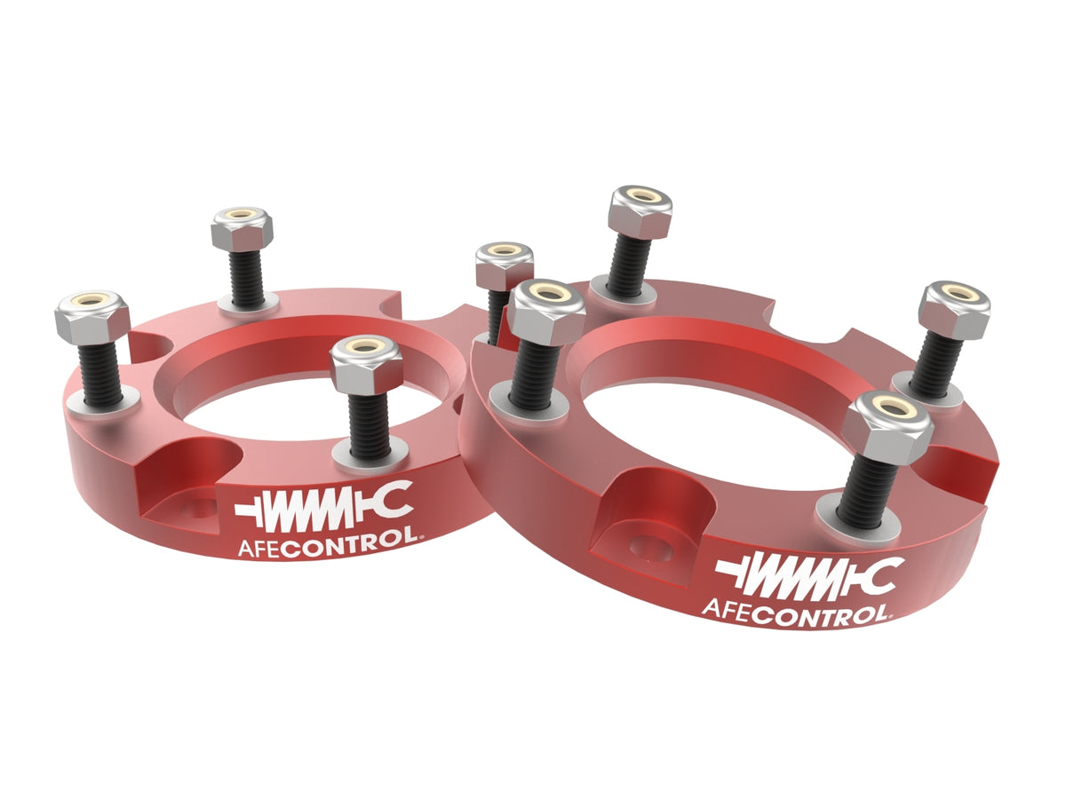 aFe POWER Leveling Kit aFe CONTROL 1.5 IN Leveling Kit Red aFe CONTROL Leveli 416-72T010-R