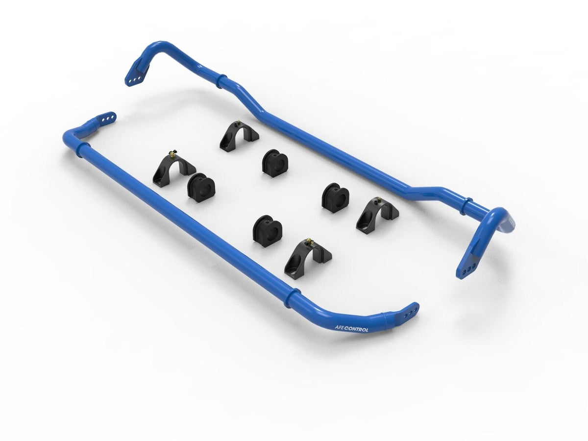 AFE 440-401008-L aFe CONTROL Front and Rear Sway Bar Set Blue