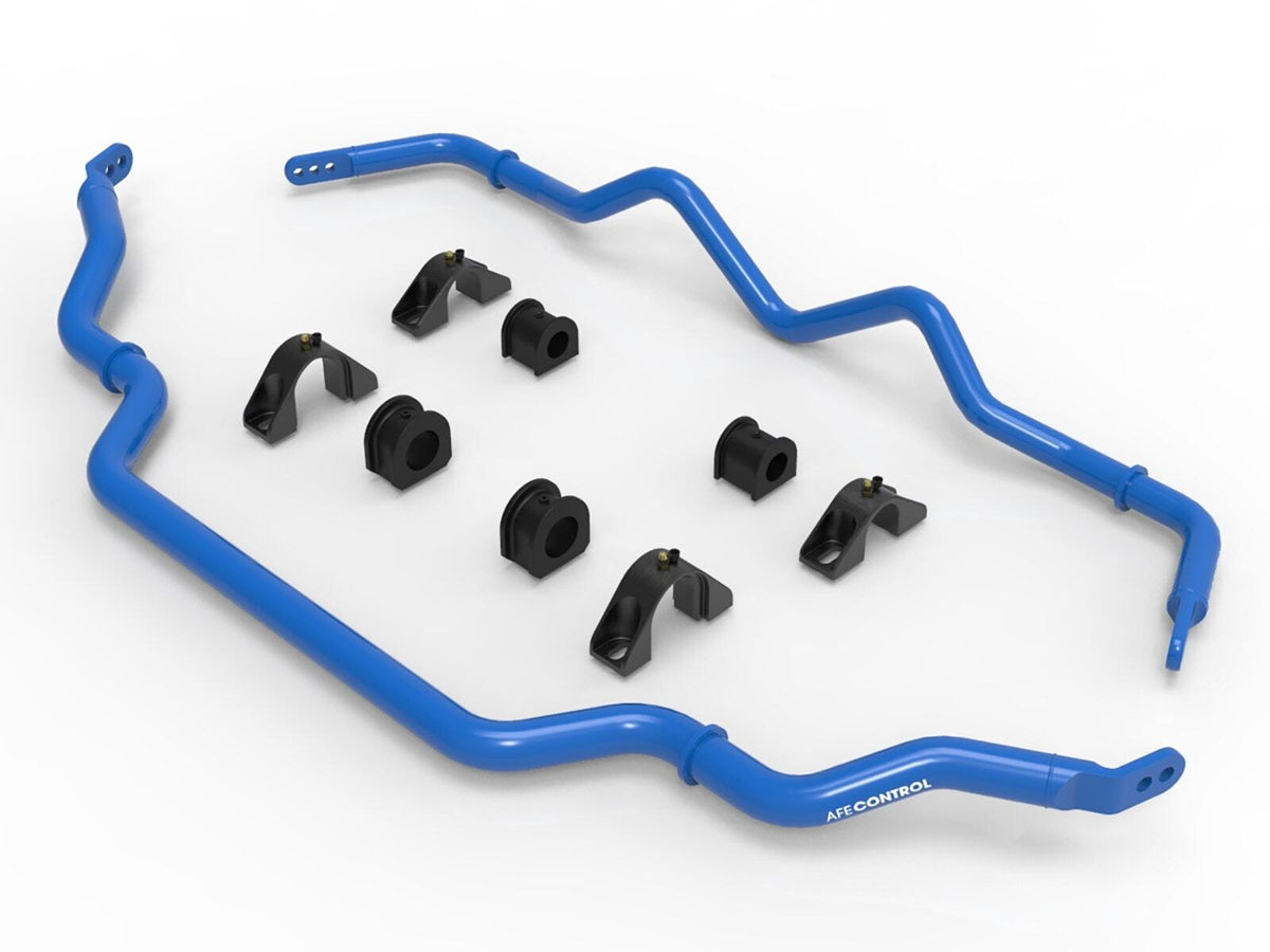 AFE 440-711001-L aFe CONTROL Front and Rear Sway Bar Set Blue