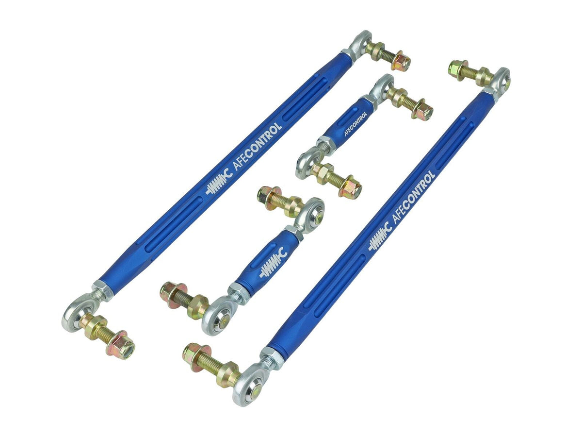 AFE 442-721001-L aFe CONTROL Adjustable End Link Set Blue