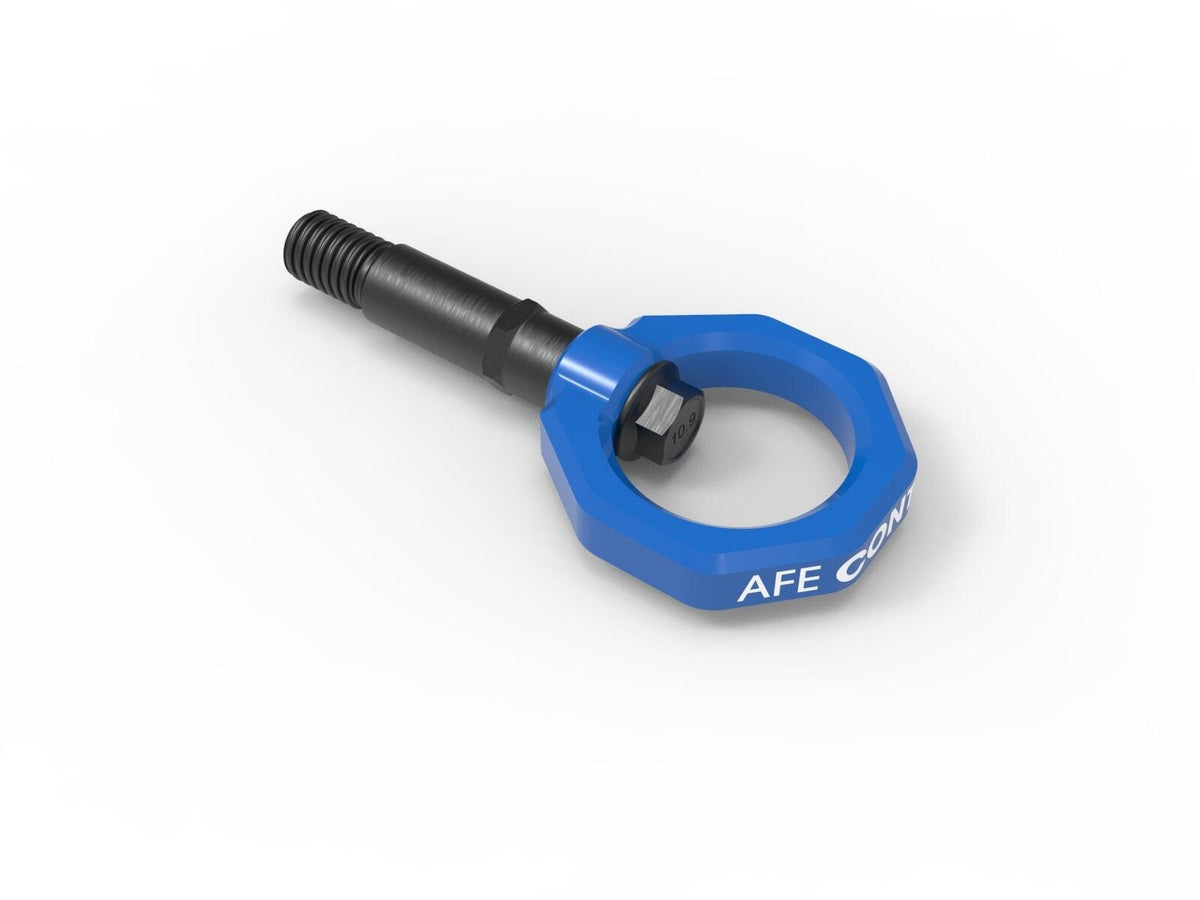AFE 450-721002-L aFe CONTROL Rear Tow Hook Blue