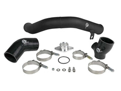 AFE 46-20378-B BladeRunner 2-1/2 IN Aluminum Hot Charge Pipe Black