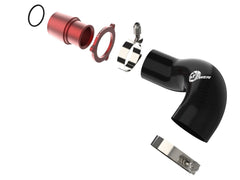 AFE 46-20417-R BladeRunner Turbo Muffler Delete for aFe Charge Pipe Red
