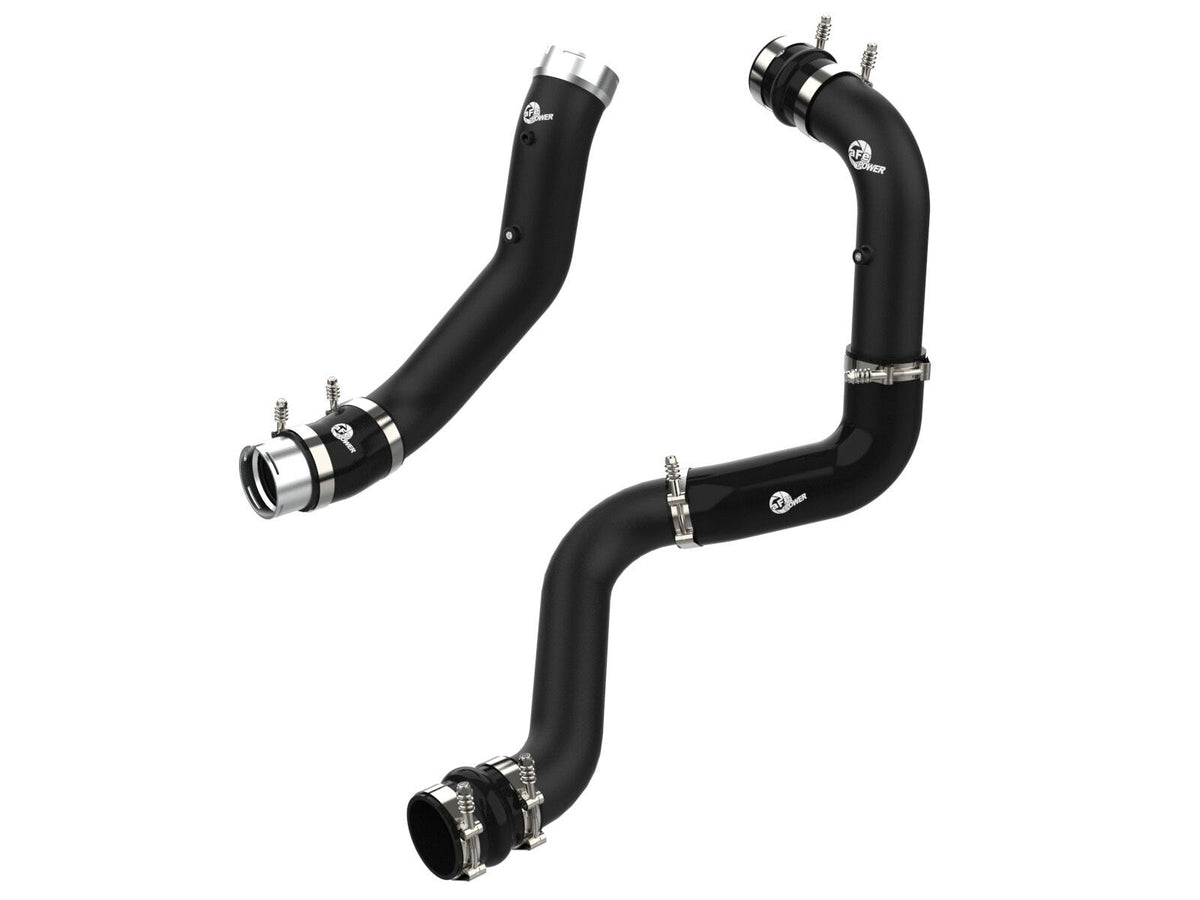 AFE 46-20444-B BladeRunner 3 IN Aluminum Hot and Cold Charge Pipe Kit Black