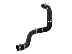 aFe POWER Hot Charge Pipe BladeRunner 3 IN Aluminum Hot Charge Pipe Black Smo 46-20448-B