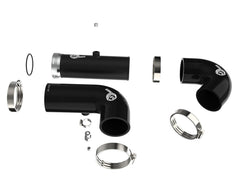 AFE 46-20454-B BladeRunner 3 IN and 3-1/2 IN Aluminum Hot and Cold Charge Pipe Kit Black