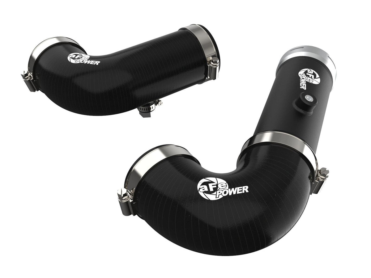 AFE 46-20454-B BladeRunner 3 IN and 3-1/2 IN Aluminum Hot and Cold Charge Pipe Kit Black