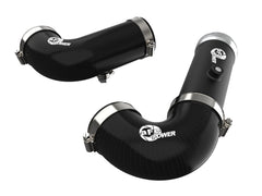 AFE 46-20454-B BladeRunner 3 IN and 3-1/2 IN Aluminum Hot and Cold Charge Pipe Kit Black