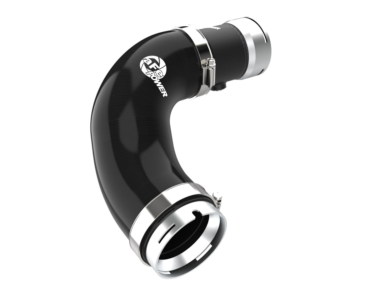 aFe POWER Hot Charge Pipe BladeRunner 2-1/2 IN Aluminum Hot Charge Pipe Black 46-20698-B