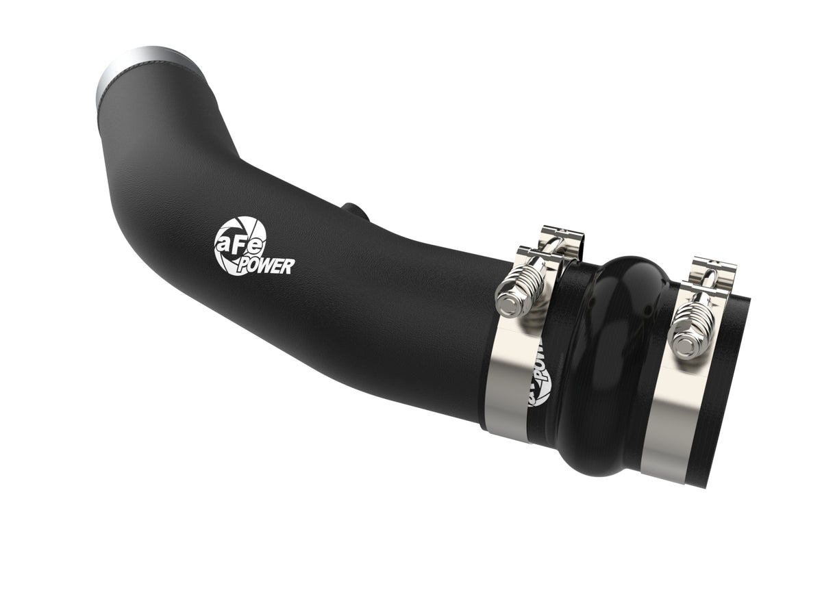 aFe POWER Hot Charge Pipe BladeRunner 3 IN Aluminum Hot Charge Pipe Black aFe 46-20738-B