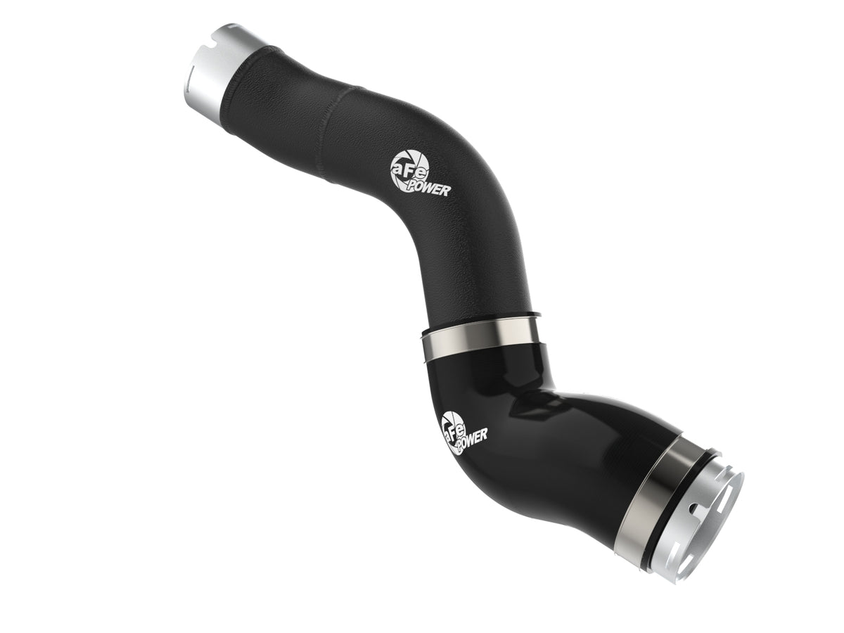aFe POWER Hot Charge Pipe BladeRunner 2-1/2 IN Aluminum Hot Charge Pipe Black 46-20748-B