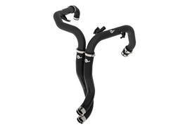 aFe POWER Hot Charge Pipe BladeRunner 2-1/4 IN Aluminum Hot Charge Pipe Black 46-20758-B